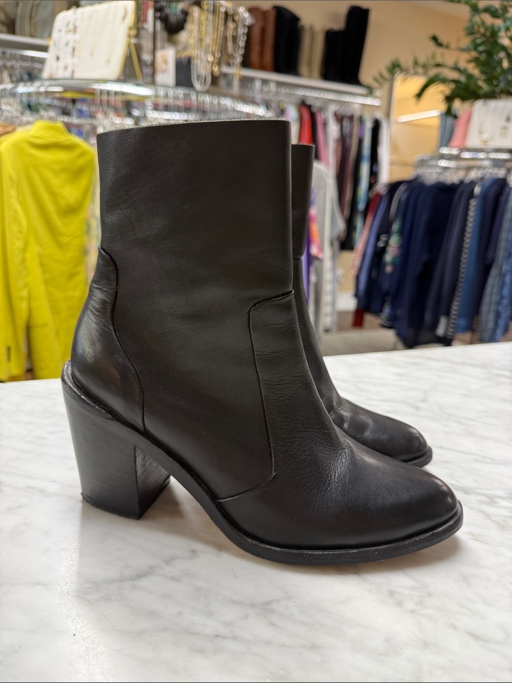 Jeffrey Campbell Ragini Black Ankle Bootie Size US8.5 - Picture 2 of 13